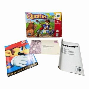 Quest 64 (Nintendo 64, 1998) N64 [Box Only] + Inserts Shown In Photos